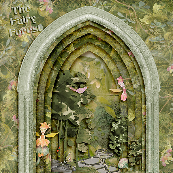 MOC9_Day30_Extreme Shadow 3D Sculpture_The Fairy Forest