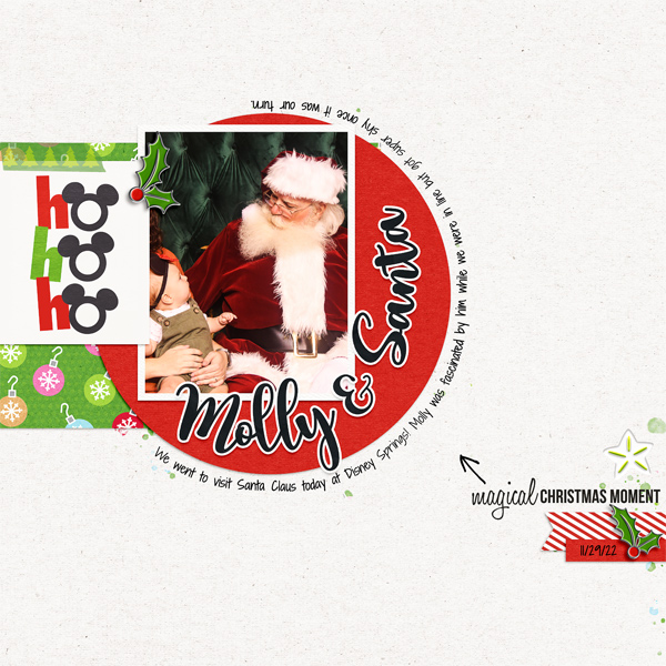 Molly and Santa