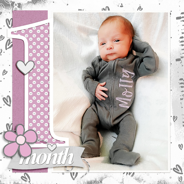 Molly is 1 Month Old_right