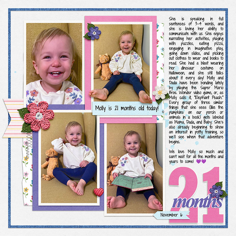 Molly is 21-Months Old!