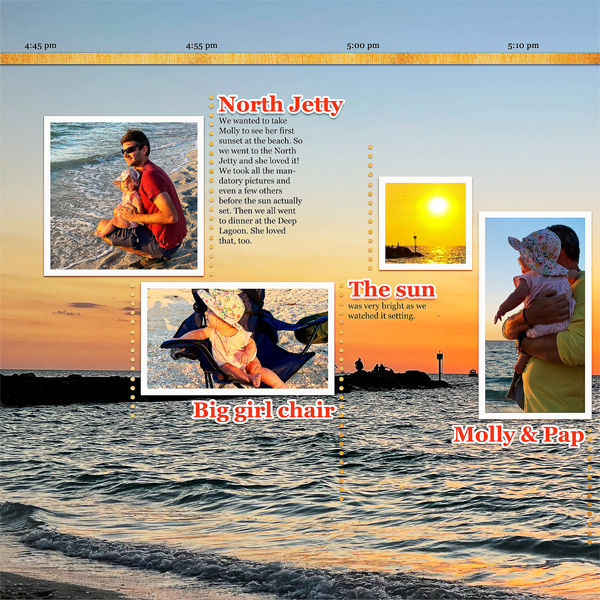 Molly's First Beach Sunset_left