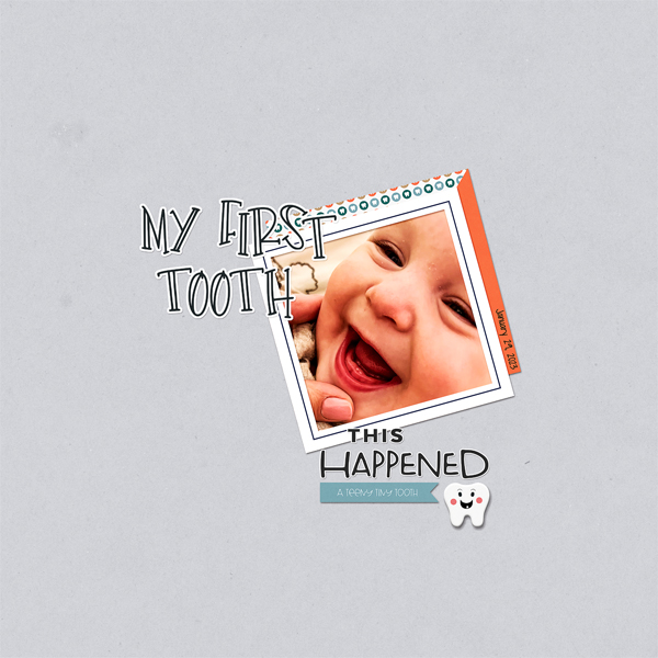Molly's First Tooth