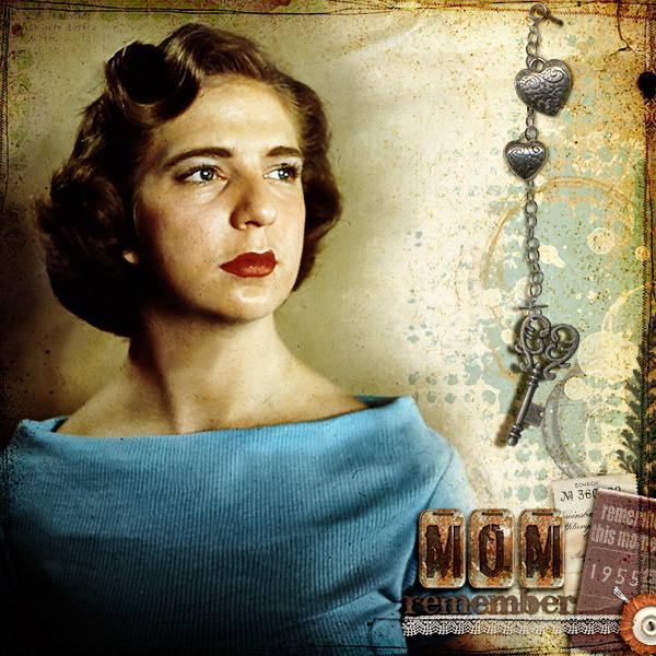 Mom 1955 Modeling