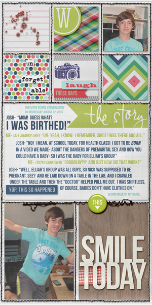 Mom, I was BIRTHED!!