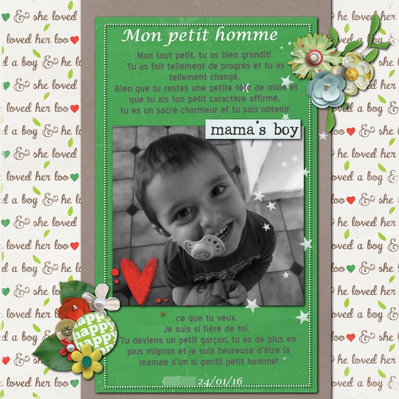 Mommy's little boy