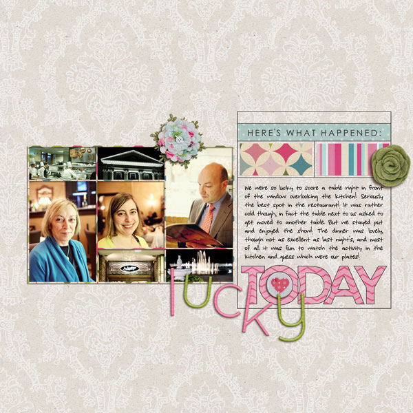 Mom's Visit Day 15: Lucky