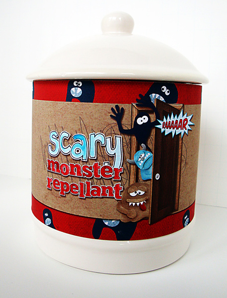 Monster repellent candle