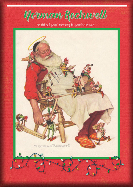 Monthly Muse December 2017 - Week 1: ATC-2017-175-Norman-Rockwell