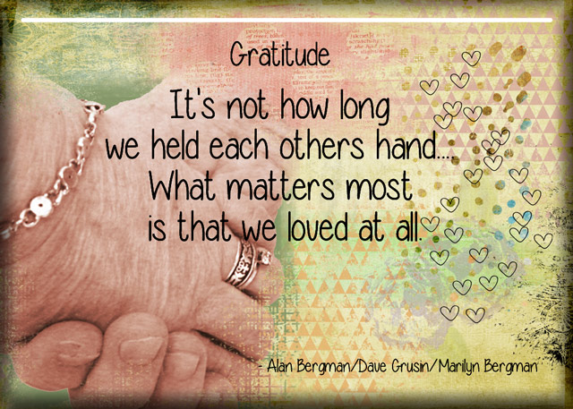 Monthly Muse November 2017 - Week 2: ATC-2017-167-Gratitude