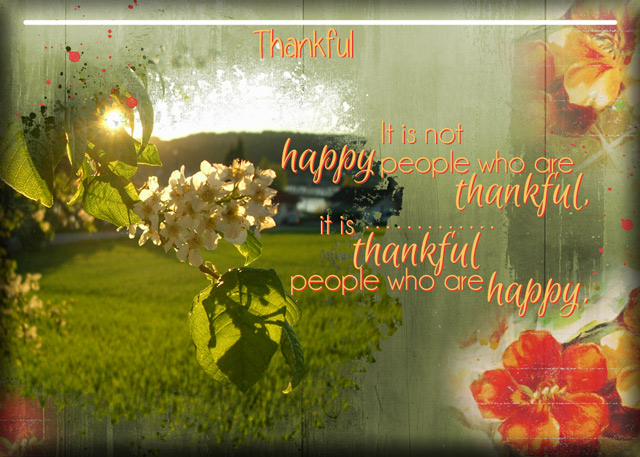 Monthly Muse November 2017 - Week 3: ATC-2017-169-Thankful