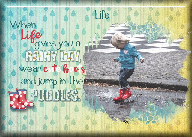 Monthly Muse November 2017 - Week 4: ATC-2017-174-Life