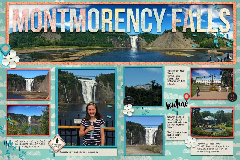 Montmorency Falls - Double Page