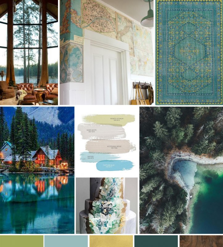 Moodboard 3- Summer's Goodbye at the Lake