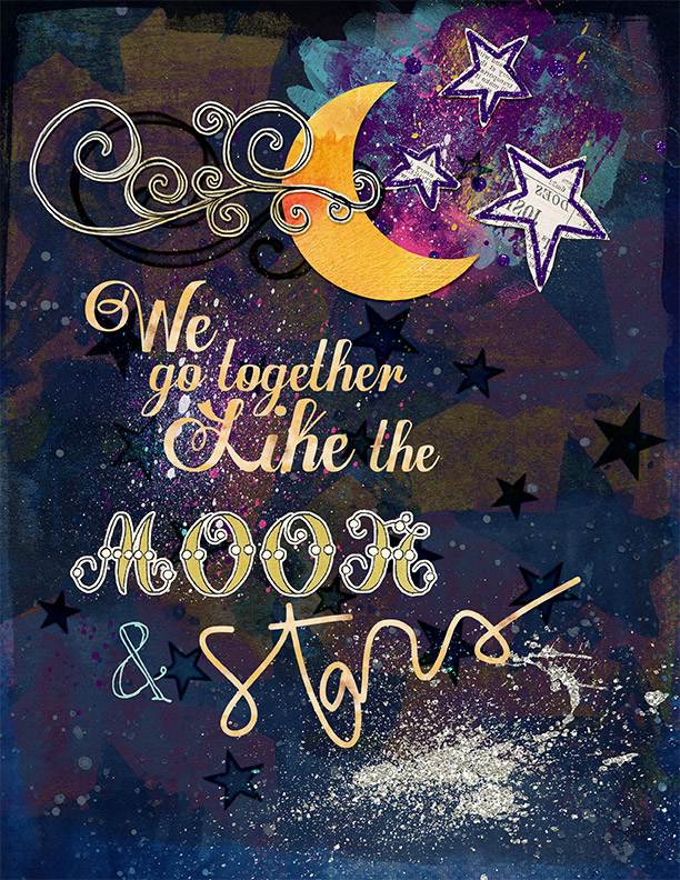 Moon and Stars