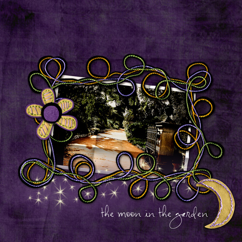 Moon in the garden