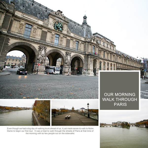 Morning Walk Through Paris