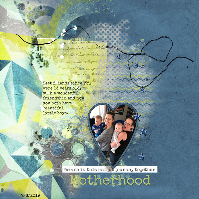 Motherhood June template challenge