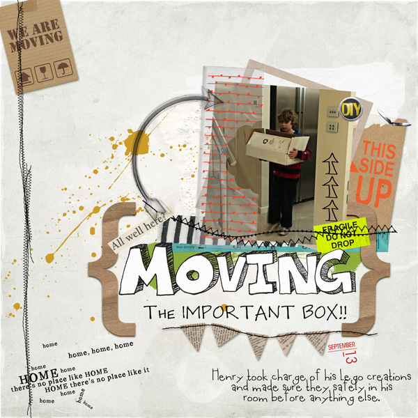 Moving the Lego box
