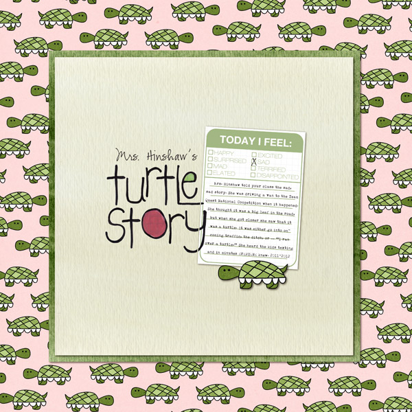 Mrs. Hinshaw's Turtle Story