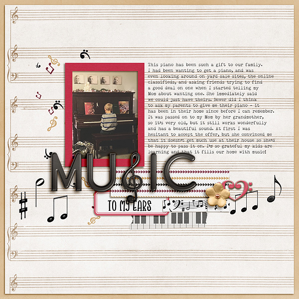 music to my ears - MOC day 20
