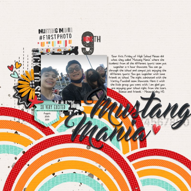 Mustang Mania - SOSN 08/25, TEMPLATE CHALLENGE