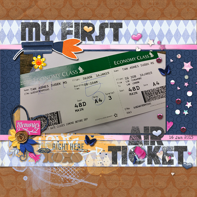 My 1st Air Ticket