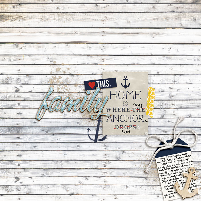 My Anchors - Monthly Muse Challenge #4