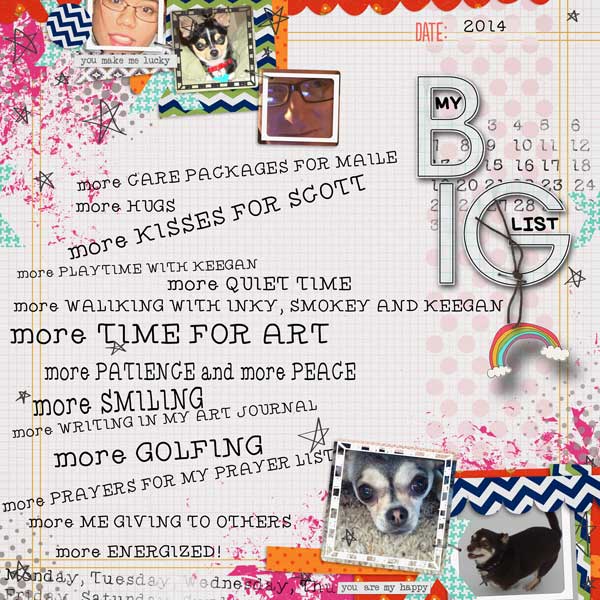 MY BIG list 2014