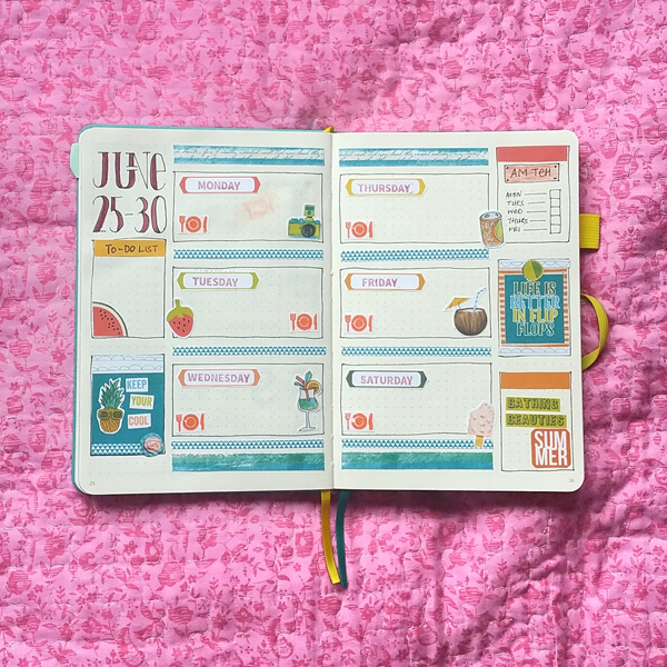 My Bujo Weekly (25 - 30 June 2018)