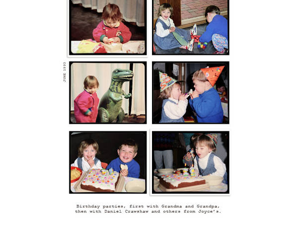 My daughter's 21st birthday album
