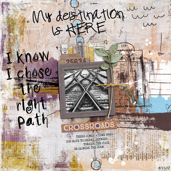 My Destination - April 2017 Template Challenge