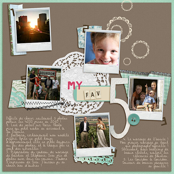 My fav Five - Digidare 212