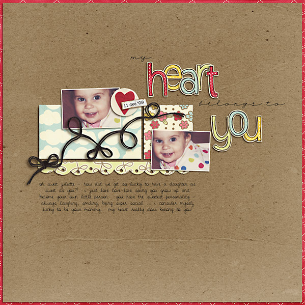 my heart belongs to you