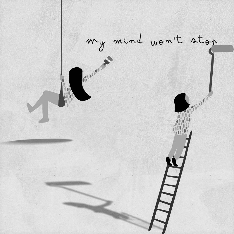 My Mind Won't Stop - ARt Muse Week #2 challenge