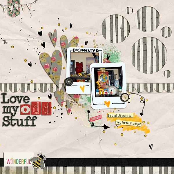 My Odd Stuff (Feb Template Challenge)