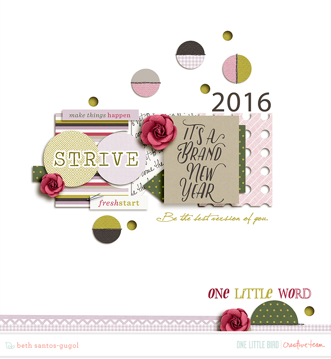 ~My One Little Word for 2016~