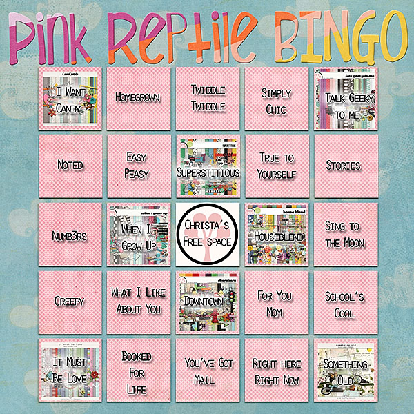 My PRD bingo card