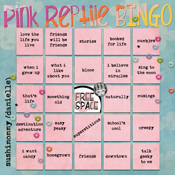 my prd bingo card!