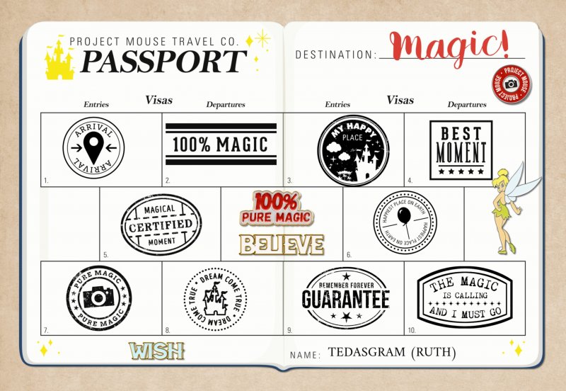 My Project Mouse FANniversary Passport