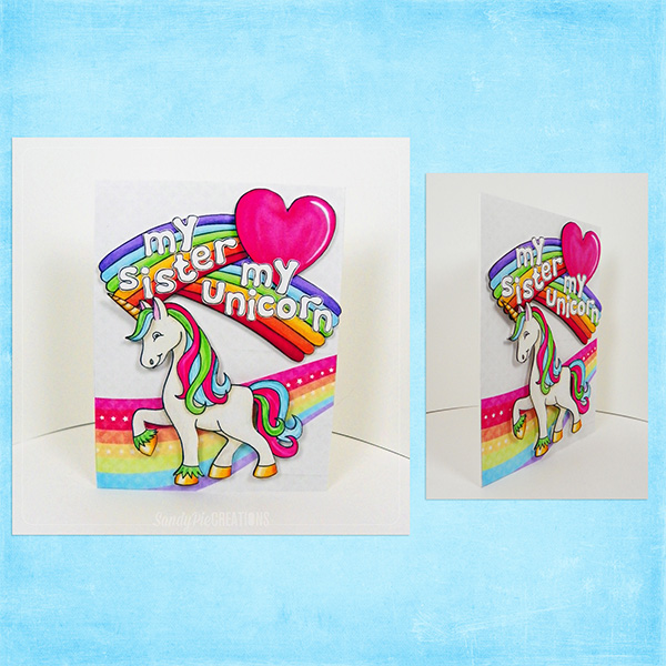 My Sister, My Unicorn card