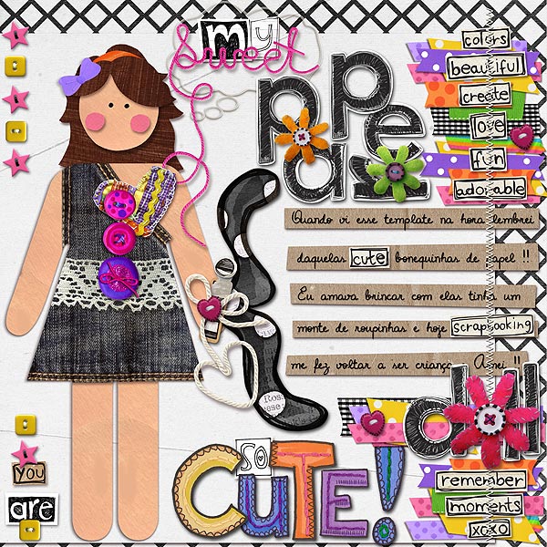 My Sweet Paper Doll !!