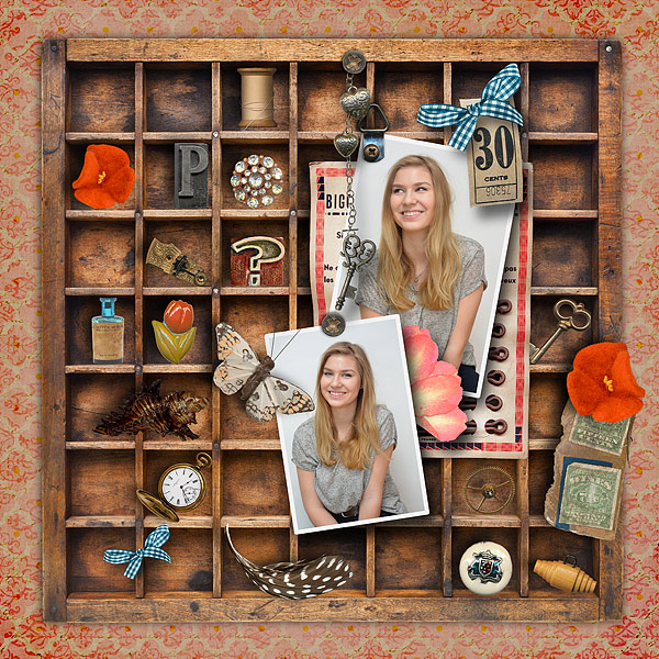 My  treasures shadow box