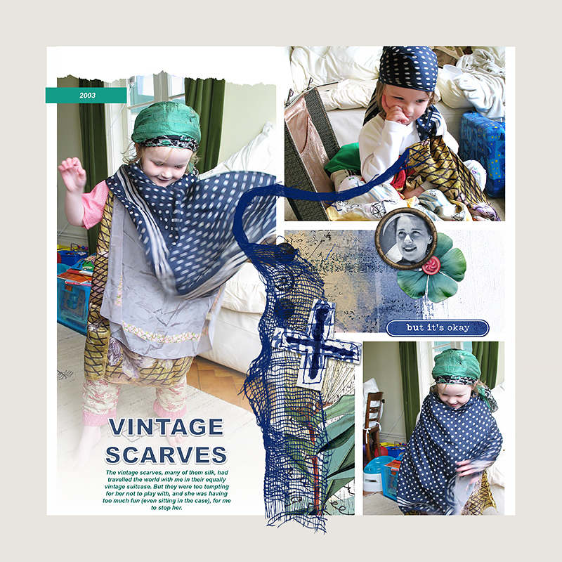 My vintage silk scarves ...