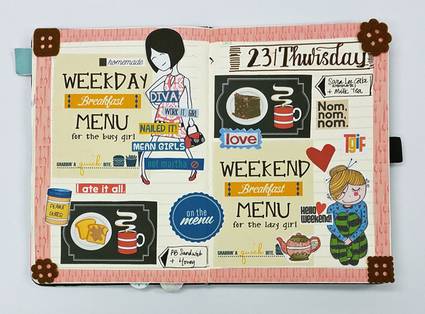My Weekday & Weekend Breakfast