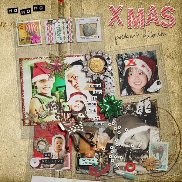 my xmas pocket album