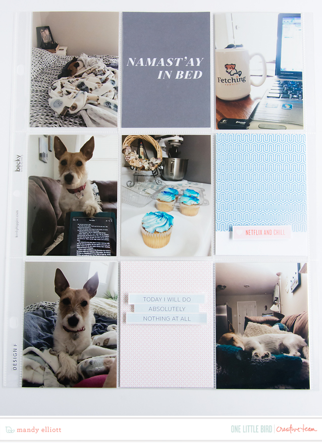 Namastay In Bed | 9x12 Pocket Page