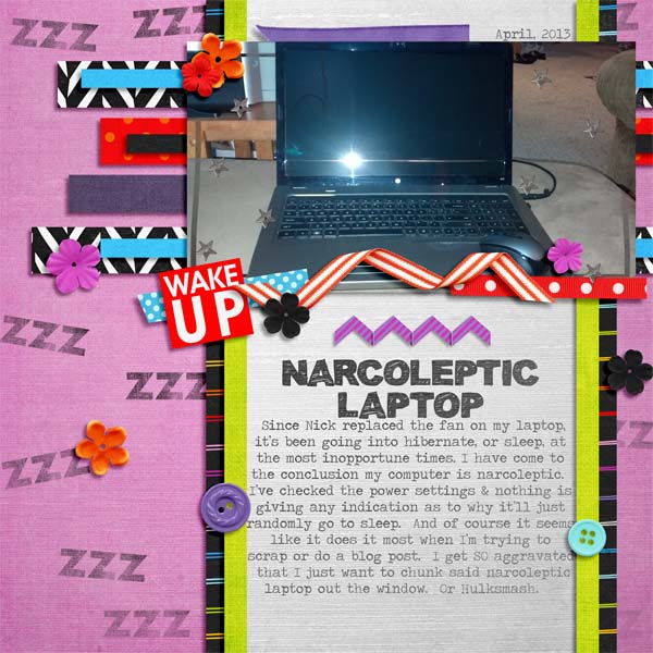 Narcoleptic laptop