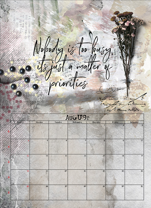 NBK Calendar August 2019