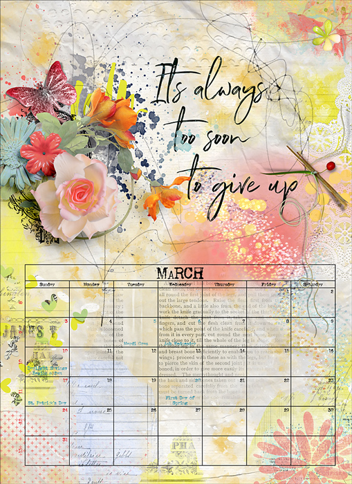 NBK Calendar March 2019