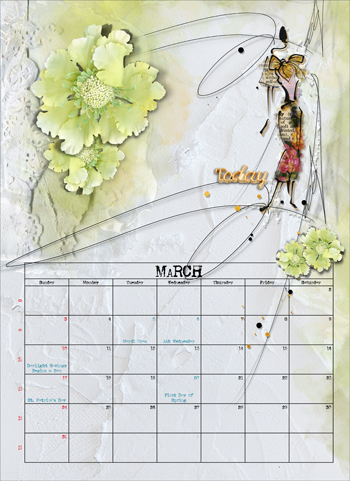 NBK Calendar March